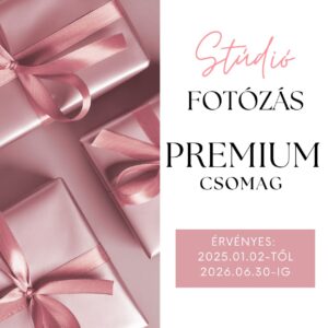 Premium stúdiófotózás – 110 perces exkluzív élmény